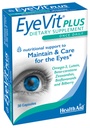 EyeVit Plus - Once- Daily Eye Health Supplement Note 124; 30 Kapsler Note 124; Indeholder Omega-3, Lutein, Beta- Caroten, Zeaxanthin, Bioflavonoider & Bilberry
