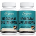 Zeylamum 2400 MG Liposomal Glutathione Softgels, Max Absorption, Active Form L-Glutathione Reduced (GSH), with Hyaluronic Acid, Resveratrol, Master Antioxidants for Brain, Immune System, 120 Softgels