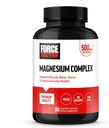 Kraftfaktor Magnesium Complex supplement til understøttende muskler, knogler, nerver, og cardiovaskulær sundhed, Magnesium glycinat, Magnesium citrat, og Magnesium oxide, Vegan, Non- GMO, 90 kapsler