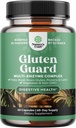 Hurtig fungerende Gluten fordøjelsesenzymer for intolerance - Gluten fordøjelsesenzymer for kvinder & mænd til debloat med DPP IV Blend Plus Lipase Amylase Bromelain for Gut Health & Ditagestion Support - 60 Ct