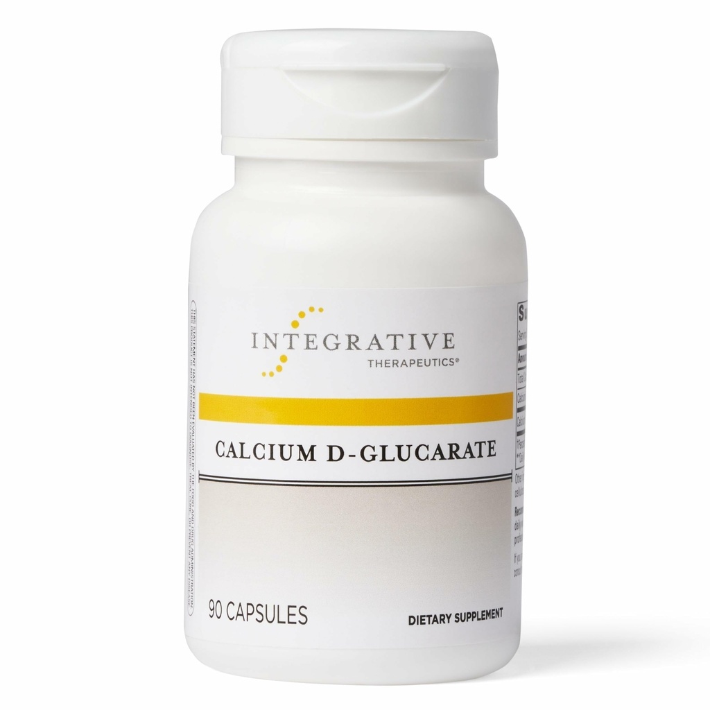 Integrativ terapi Calcium D- glucarat - daglig støtte til afgiftningssystemer * - Understøtter sund immunfunktion & østrogen Metabolisme * - Gluten & Dairy- Free - 90 kapsler (30 Servere)
