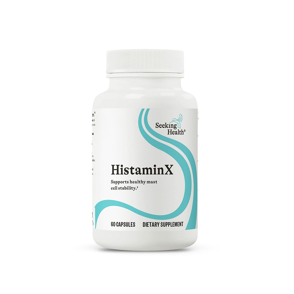 Søg Health HistaminX - tillæg med Bromelain & Flavonoider - Formel aids Sunde hævelser & SæsonComfort - Support immunsystem med antioxidanter - 60 kapsler