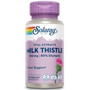 SOLARAY Milk Thistle Seed Extract 350 mg Garanteret til at indeholde 80% Silymarin, traditionel leverstøtte, Vegan & Lab Verified for Quality, 60 Day Money- Back Garanti, 30 Servere, 30 VegCaps