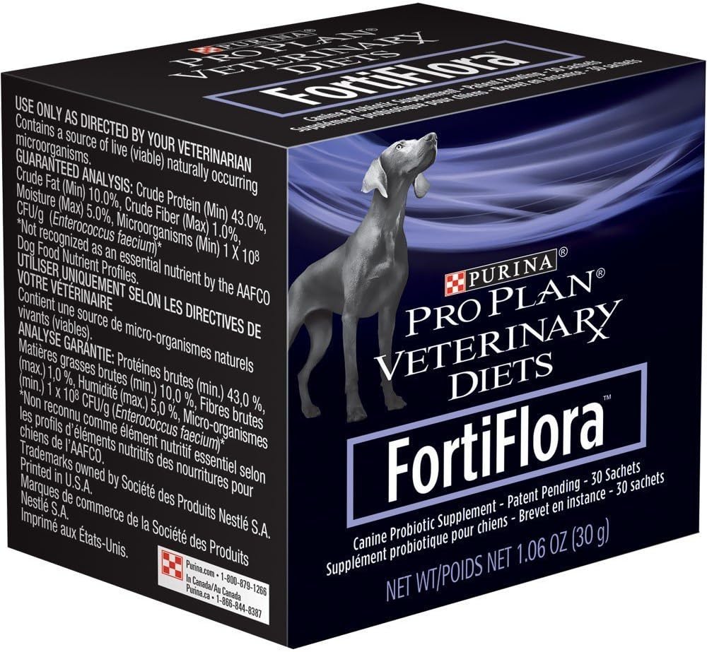Purina Fortiflora Canine Nutritional Supplement Box (3 Pack), 30gm / 90 Tæl