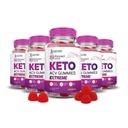 Justified Laboratories (5Pack Rippede resultater Keto ACV Gummies Extreme 2000MG Rippede resultater Keto Gummies Apple Cider Vinciate Formuleret med Pomegranate Beet Juice Powder B12 Vegan Non GMO 300 Gummys