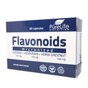 Flavonoids 60 dage Support Sund cirkulation, Veiner, Capillari og Lymplost Drainage- MPFF- Mikroniseret Diosmin 150mg + Hesperidin 150mg + Horse Chestnut150 mg- GMP Certificate, vegan
