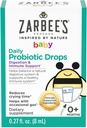 Zarbee 's Baby Probiotiske Drops, Daglig fordøjelse + immunforsvar, Nyfødte spædbørn & Up, 0.27 Fl Oz