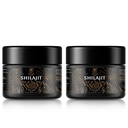 Shilajit Resin med Fulvic Acid & Trace Minerals, Original Sibirian Shilajit Pure med 85 + Humanic Acid Supplement for Energy & Immunsystem - 100 Servering / 50g (2 Pack), Gel