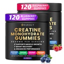 Creatine Monohydrate Gummies for Men & Women, 9000MG Creatine Gummies Sugar Free -BCAA 2:1, B12 B6 for Boost Strength, Focus & Endurance, Vegan, Non-GMO