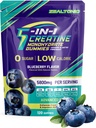 Creatine Monohydrate Gummies 5800mg with Betaine & Alpha GPC | 0 Sugar | Pre Workout Energy Booster for Men & Women | Muscle Growth & Boost Strength & Faster Recovery | (120, Blueberry)
