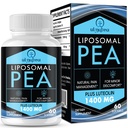 Liposomal Palmitoylethanolamid 1300 MG Plus Luteolin 100 MG, Superior Absorption, Mikroniseret Pea supplement til discomfort management, 60 Softgels