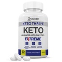 Keto Thrive Keto ACV Extreme Pills 1675MG Keto Support Blend Capsule Alternativ til Keto ACV Gummies Formuleret med Apple Cider Vinagra Extra Virgin Olivenolie Powder Green Tea Leaf 60 Kapsler