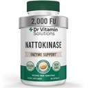 Nattokinase 2,000 FU (100mg) Supplement for Heart Health & Circulation - Blood Flow & Cardiovascular Support - Systemic Enzyme from Fermented Natto - Vegan, Non-GMO - 60 Veggie Capsules 2 Month Supply