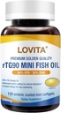 Lovita rTG 90 Mini Fish Oil, 2000mg Daily Note 124; High Absorption rTG Form, 90% Omega-3