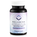 Reluminer Advance White Active Glutathione Complex - Max dosis 900mg Glutathion med 6X boostere, ALA & NAC - Anti- Aging Skin Brightening Supplement - 60 Vegetariske kapsler (30 Servere)