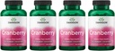 Swanson Cranberry - Understøtter Urinary Tract Health, Bstige Control & fremmer sund Nyrefunktion - Supplement Lavet med 20: 1 Cranberry Juice Koncentrat - (180 Softgels) 4 Pack