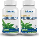Palmara Health Premium Andrographs Paniculata Extract 2 Pack - 1,200mg (100mg Andrographolides) per Servering, Non- GMO, Vegan, Gluten Free