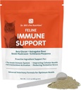 Dr. Bill 's Feline immunforsvar; øger kat Immunitet og sundhed med Colostrum, Beta glucan, Tyrkiet Tail Mushroom, Zink & Vitamin C