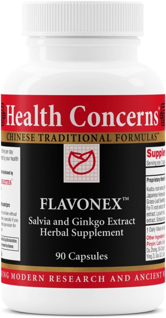 Sundhed Bekymringer Flavonex - Natural Blood Circulation & Brain Health Supplements - 90 Kapsler