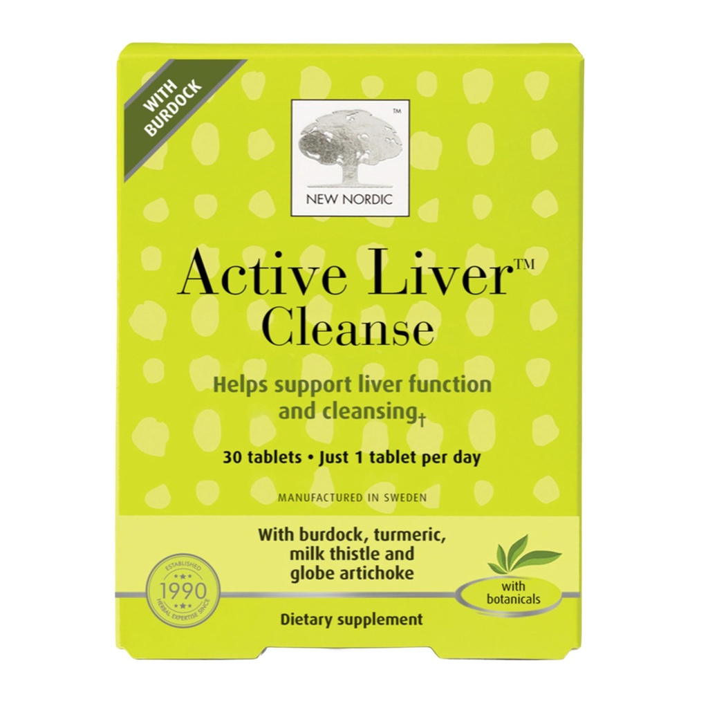 NEW NORDIC Active Liver Cleanse 30 Day Supply, Cleansing Support, 30 Tablets (Pack of 1)