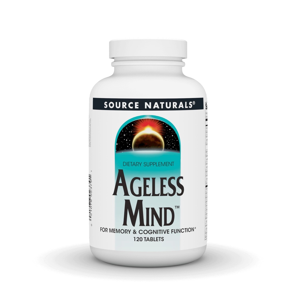 Source Naturals Ageless Mind, for Memory & Cognitive Function* - 120 Tablets