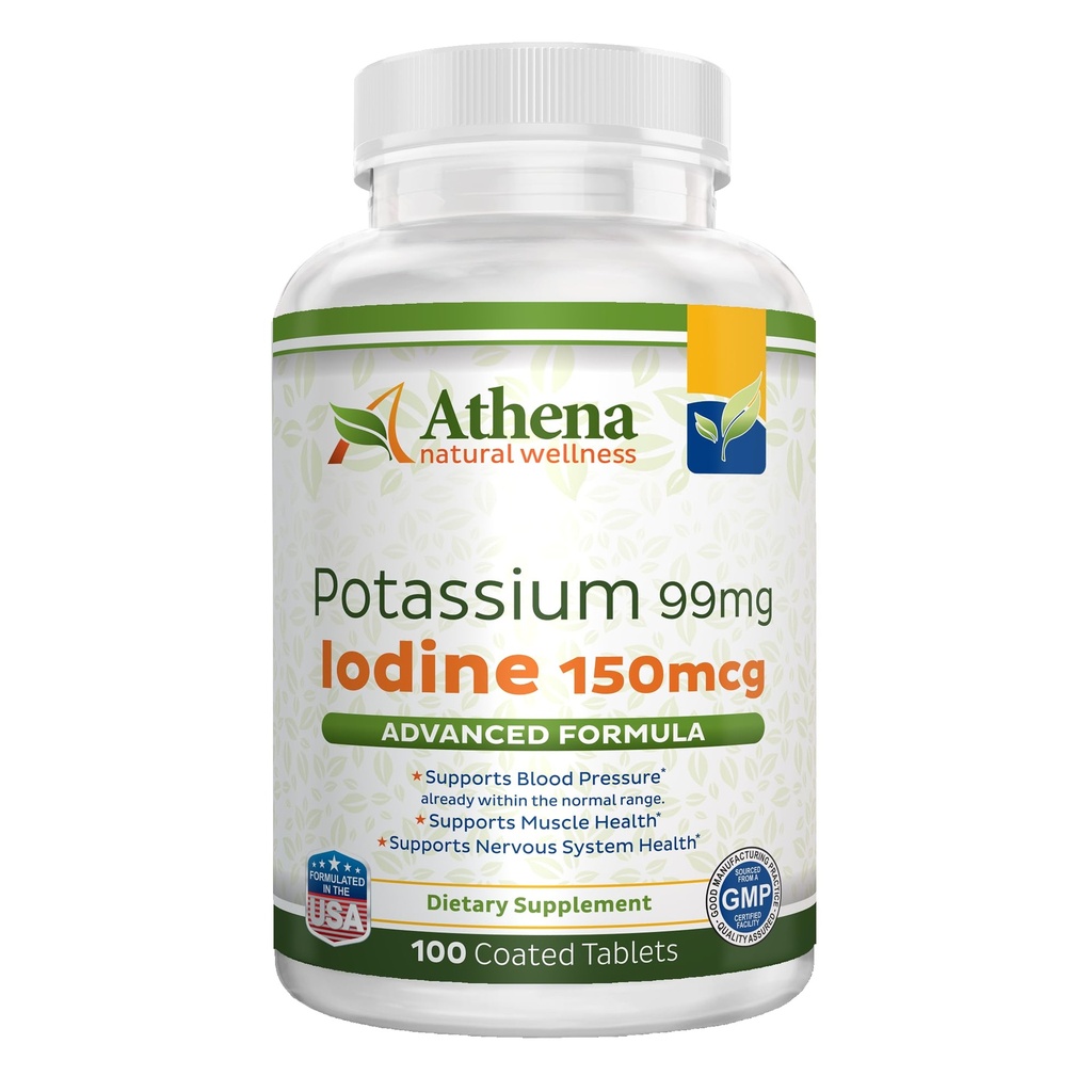 Kalium 99mg med jod 150mcg supplement