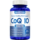 CoQ10 200mg Kapslerne er 124; Vegan Friendly Coenzym Q10 200mg fra Easy Absorption Ubiquinone supplement til Skin Heart og energistøtte er 124; Lavet i USA i cGMP faciliteter (200 Servere)