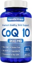 CoQ10 200mg Kapslerne er 124; Vegan Friendly Coenzym Q10 200mg fra Easy Absorption Ubiquinone supplement til Skin Heart og energistøtte er 124; Lavet i USA i cGMP faciliteter (200 Servere)