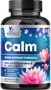 Natural Calm, Unwind & Relax Support - Ashwagandha, GABA, Magnesium, L- Theanine & Mere - Natural Focus, Energy & Immunsupport - Natural 's non-GMO, Vegan, Gluten Free, Flasket i USA - 120 Kapsler
