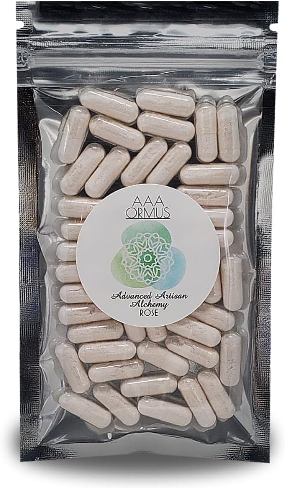 ORMUS Rose - Monoatomic Gold - 45 Veganske kapsler - The Philosophers Stone - AAA Ormus