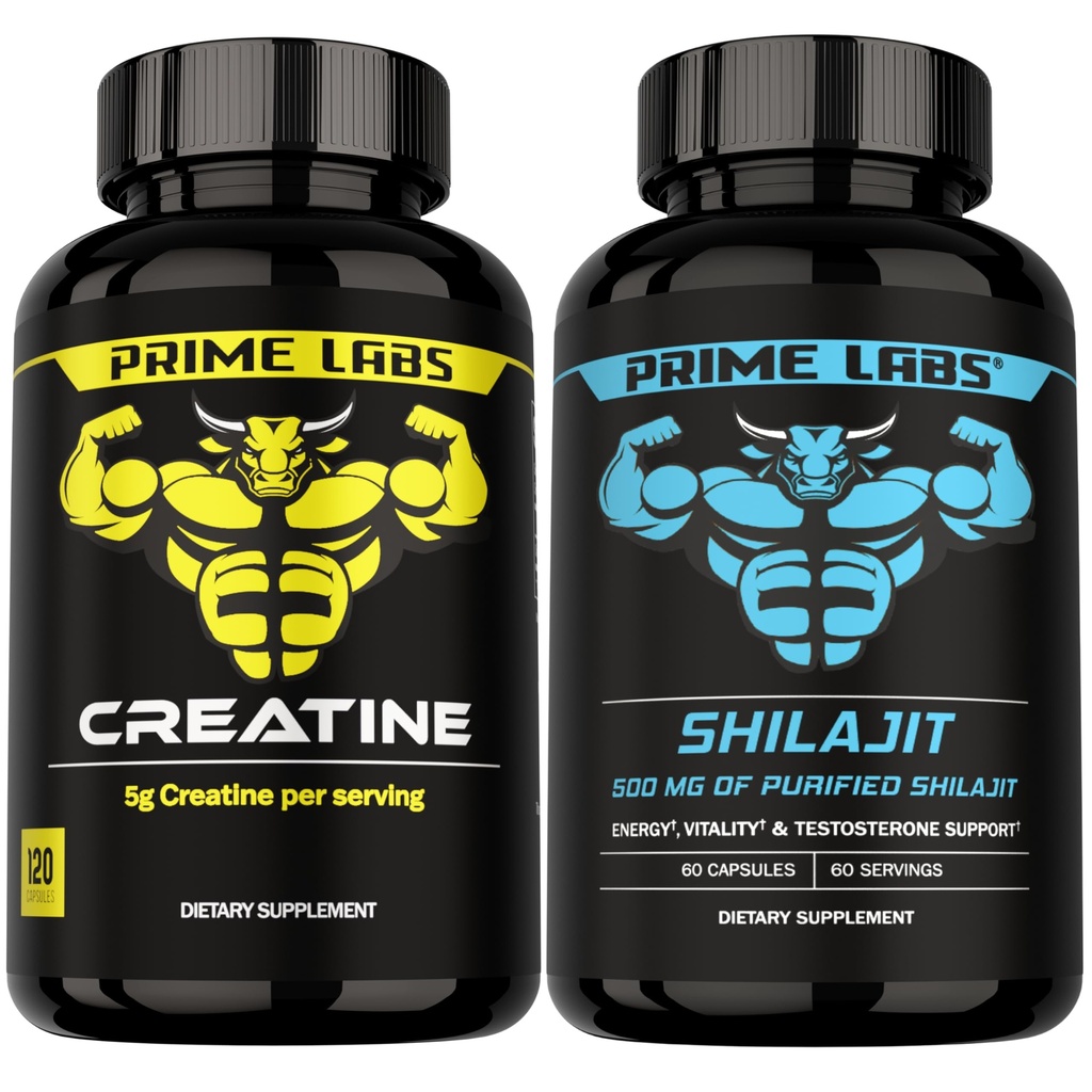 Prime Labs - Creatine Monohydrate + Shilajit Capsules