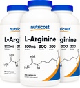Nutricost L- Arginin 500mg, 300 kapsler (3 flasker)