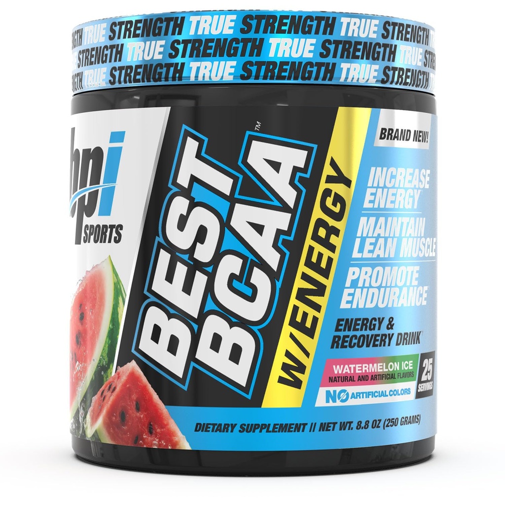 BPI Sports Bedste BCAA pulver - Muscle Recovery Support - Forgrenet Chain Amino Acids
