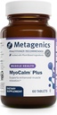 Metagenics MyoCalm Plus - Muskelafslapning & Stress Support med Passionflower, Valerian, Lemon Balm, Magnesium & Calcium - Understøtter søvnkvalitet - Non- GMO, Gluten- Free, Vegetar - 60 tabletter