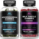 EFFEKTIV NUTRA Ashwagandha Gummies & Milk Thistle Gummies