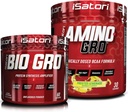 iSatori Bio-GRO Protein Synthesis Amplifier - Unflavored (60 Servings) & iSatori Amino-GRO BCAA Powder - Frosted Lemonade (30 Servings)