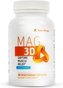 SaltWrap Mag 3D - Dagtid (non-Drowsy) Leg Cramp & Muscle Relief Support - Naturligt supplement til muskel og nerve sundhed med gurkemeje, Alpha Lipoic Acid & Magnesium