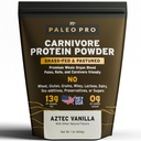 PaleoPro Carnivore Complete (Aztec Vanilla) Pastaeret & Cage- Free Protein, Grass- Fed Beef Tallow, Beef Organs Budd124; Ingen Sukker, Soja, Korn eller Net Carbs Budd124; Gluten Free. Paleo & Keto Macros (15 Servere)