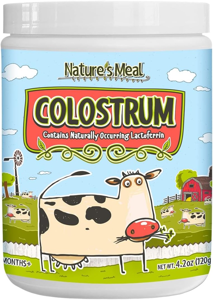 Immunstøtte til børn - Colostrum Powder, Natural Super Food med Lactoferrin, IgG, og PRPS 4.2 oz. Age 6 Måneder +