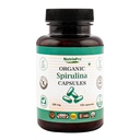 USDA Organic Spirulina Capsules - 100% Pure Vegan Supplement, Non-GMO, Gluten- Free, Chemical-Free, (120)
