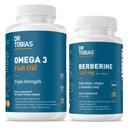 Dr. Tobias Omega 3 Fish Oil & Berberine 500 mg – Heart, Brain & Metabolic Wellness Support
