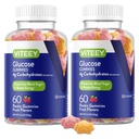 Viteey Glucose Gummies - 4g kulhydrater - Hurtig fungerende alternativ til Glucose tabletter - energi og blod sukker support - Vegan, Gluten Free, Gelatine Free - 120 Greve