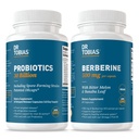 Dr. Tobias Probiotics 30 Billion CFU & Berberine 500 mg – Digestive & Metabolic Wellness Bundle