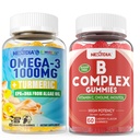 Vegan Omega-3 + Turmeric, Vitamin B Complex Gummies
