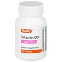 Rugby D3- vitamin, 25 mcg (1. 000 IE) - Kosttilskud - 100 tabletter (1 pakning)