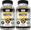 Kaya Naturals Digestive Enzymes with Prebiotics & Probiotics - Constipation & Bloating Relief Pills for Women & Men - Aids Immune Function - Digestion Support - 30 Veggie Capsules (Pack of 2)