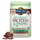 Garden of Life Raw Organic Protein & Greens, Chocolate Cacao, 1 lb 5.51 oz (610 g) (Pack of 6)