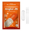 Angtai JN Gelatine Capsules Størrelse 00 Tomme Pil Gel Caps Pure Bovine Clear (100 Greve) Gluten Free, Non-GMO, Halal Certified Filling Kit med 2 skeer til det selv dine egne kosttilskud