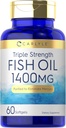 Carlyle Triple Strength Omega 3 Fish Oil Yep 124; 1400mg Yep 124; 60 Softgels Yep 124; Non- GMO, Gluten Free Supplement