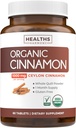 USDA Organic Cylon Cinnamon Pills - High Potency Cylon Cinnamon Supplement med 1000 mg per servering til fuld Body Antioxidant Support - Vegan Non- GMO cGMP Made & Lab Verified (1 måned Tilgang)